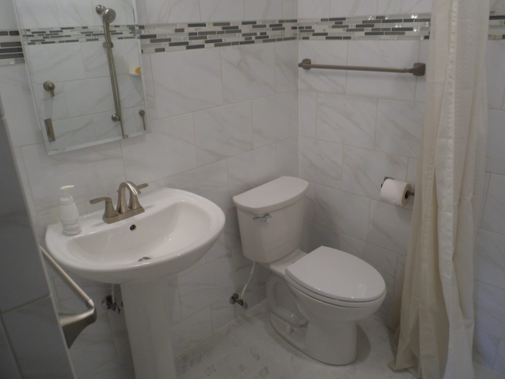 Salem Bathroom Remodeling Contractor Full Bath with Sink and Toilet