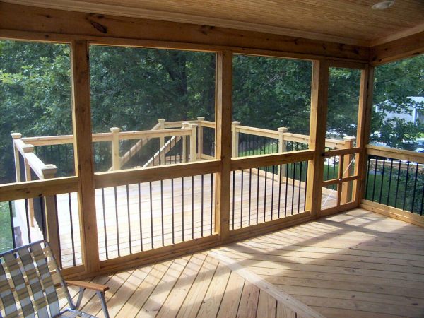 salem virginia custom screened porch deck