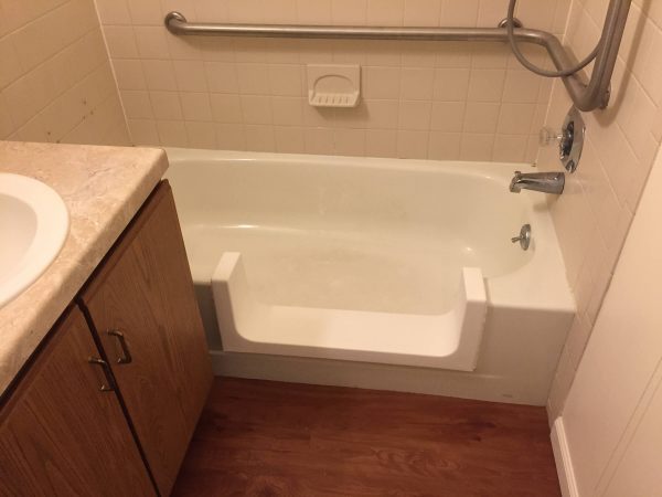 fall prevention bathtub converted to step in shower easy bathtub access