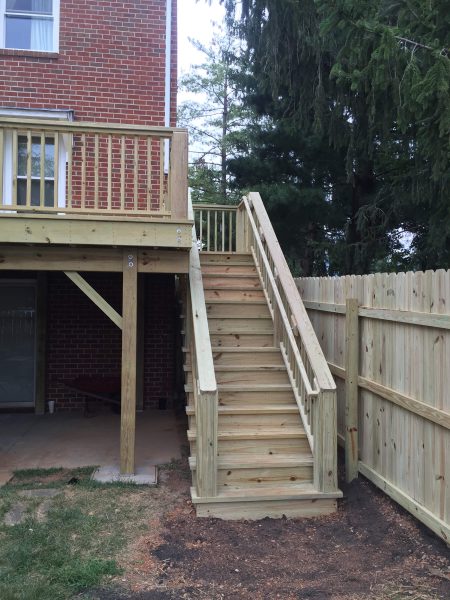 custom deck stairs roanoke virginia