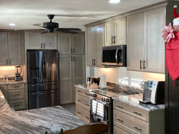 glade hill virginia, custom cabinets, granite countertop, remodeled kitchen