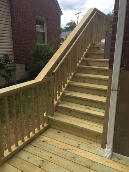 custom deck stairs roanoke virginia